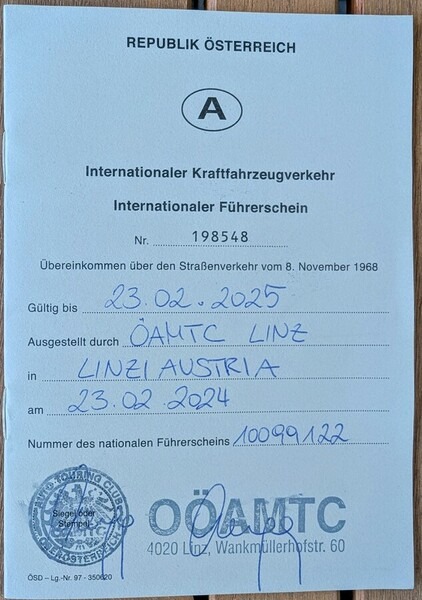 Internationaler Führerschein