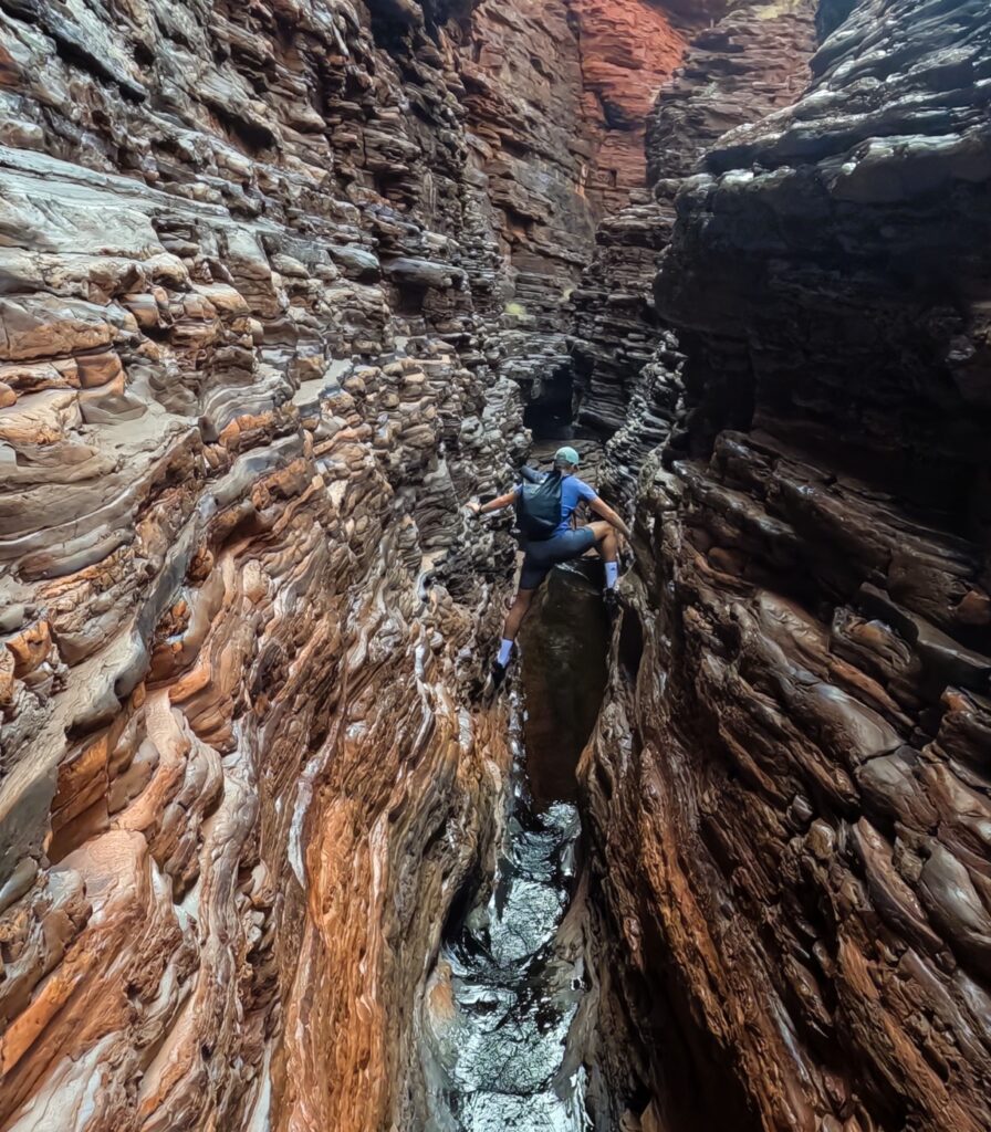 Spider Walk Hancock Gorge Karijini Nationalpark
