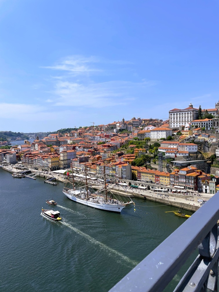 Porto Blick von Brücke