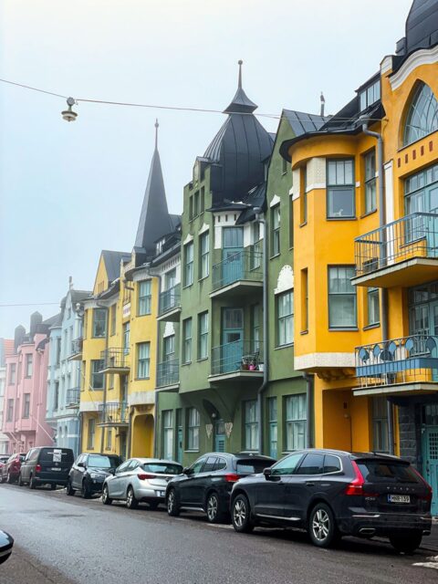 Bunte Häuser Huvilakatu Helsinki