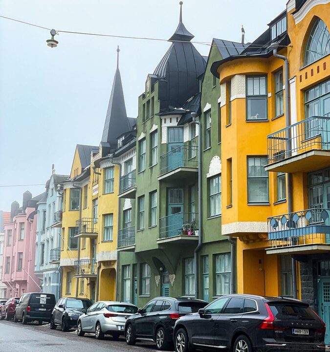 Bunte Häuser Huvilakatu Helsinki