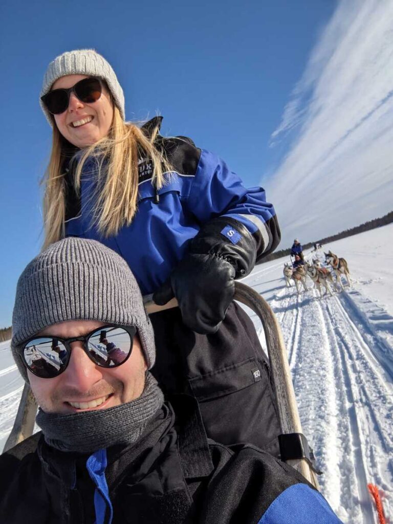 Husky-Schlittenfahrt Rovaniemi